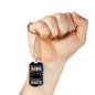 Ace Is Back Casino Dog Tag Stainless Steel or 18k Gold 24" Chain-Express Your Love Gifts