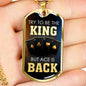 Ace Is Back Casino Dog Tag Stainless Steel or 18k Gold 24" Chain-Express Your Love Gifts
