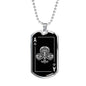 Ace Of Clubs Dog Tag Stainless Steel or 18k Gold 24" Chain-Express Your Love Gifts