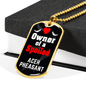 Aceh Pheasant Bird Necklace Stainless Steel or 18k Gold Dog Tag 24" Chain-Express Your Love Gifts