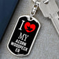 Acorn Woodpecker Bird Lover Keychain Stainless Steel or 18k Gold-Express Your Love Gifts
