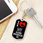 Acorn Woodpecker Bird Lover Keychain Stainless Steel or 18k Gold-Express Your Love Gifts
