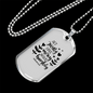 Act Justly Love Mercy Micah 6:8 Necklace Stainless Steel or 18k Gold Dog Tag 24" Chain-Express Your Love Gifts