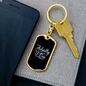 Actually I Can Mom Keychain Stainless Steel or 18k Gold Dog Tag Keyring-Express Your Love Gifts