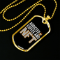 Addicted to Coffee and NFT Crypto Necklace Stainless Steel or 18k Gold Dog Tag 24" Chain-Express Your Love Gifts