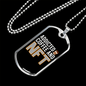 Addicted to Coffee and NFT Crypto Necklace Stainless Steel or 18k Gold Dog Tag 24" Chain-Express Your Love Gifts
