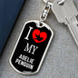 Adelie Penguin Bird Lover Keychain Stainless Steel or 18k Gold-Express Your Love Gifts