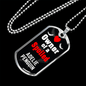 Adelie Penguin Bird Necklace Stainless Steel or 18k Gold Dog Tag 24" Chain-Express Your Love Gifts