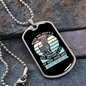 Adopt a Dog Necklace Stainless Steel or 18k Gold Dog Tag 24" Chain-Express Your Love Gifts
