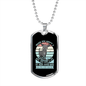 Adopt a Dog Necklace Stainless Steel or 18k Gold Dog Tag 24" Chain-Express Your Love Gifts