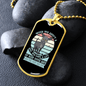 Adopt a Dog Necklace Stainless Steel or 18k Gold Dog Tag 24" Chain-Express Your Love Gifts