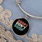 Adopt Don't Shop Pet Bracelet Stainless Steel or 18k Gold Circle Bangle-Express Your Love Gifts