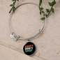 Adopt Don't Shop Pet Bracelet Stainless Steel or 18k Gold Circle Bangle-Express Your Love Gifts