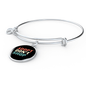 Adopt Don't Shop Pet Bracelet Stainless Steel or 18k Gold Circle Bangle-Express Your Love Gifts