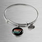 Adopt Don't Shop Pet Bracelet Stainless Steel or 18k Gold Circle Bangle-Express Your Love Gifts
