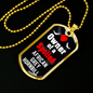 African Grey Hornbill Bird Necklace Stainless Steel or 18k Gold Dog Tag 24" Chain-Express Your Love Gifts