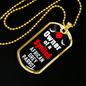 African Grey Parrot Bird Necklace Stainless Steel or 18k Gold Dog Tag 24" Chain-Express Your Love Gifts