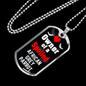 African Grey Parrot Bird Necklace Stainless Steel or 18k Gold Dog Tag 24" Chain-Express Your Love Gifts