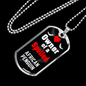African Penguin Bird Necklace Stainless Steel or 18k Gold Dog Tag 24" Chain-Express Your Love Gifts