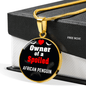 African Penguin Bird Owner Necklace Circle Pendant Stainless Steel or 18k Gold 18-22"-Express Your Love Gifts