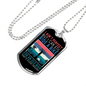 Ain't Perfect Bike Rider Cycling Necklace Stainless Steel or 18k Gold Dog Tag 24"-Express Your Love Gifts