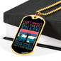 Ain't Perfect Bike Rider Cycling Necklace Stainless Steel or 18k Gold Dog Tag 24"-Express Your Love Gifts