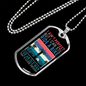 Ain't Perfect Bike Rider Cycling Necklace Stainless Steel or 18k Gold Dog Tag 24"-Express Your Love Gifts