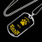 Akita Dad Dog Necklace Stainless Steel or 18k Gold Dog Tag W 24 Dog Owner Lover-Express Your Love Gifts