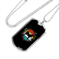 Akita Inu Necklace Stainless Steel or 18k Gold Dog Tag 24" Chain-Express Your Love Gifts