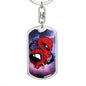 Alien And Astronaut Dog Tag Pendant Keychain Stainless Steel or 18k Gold-Express Your Love Gifts