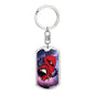 Alien And Astronaut Dog Tag Pendant Keychain Stainless Steel or 18k Gold-Express Your Love Gifts