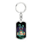 Alien Egg Dog Tag Pendant Keychain Stainless Steel or 18k Gold-Express Your Love Gifts