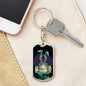 Alien Egg Dog Tag Pendant Keychain Stainless Steel or 18k Gold-Express Your Love Gifts