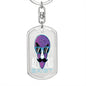 Alien Exist Dog Tag Pendant Keychain Stainless Steel or 18k Gold-Express Your Love Gifts