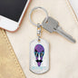 Alien Exist Dog Tag Pendant Keychain Stainless Steel or 18k Gold-Express Your Love Gifts