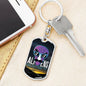 Alienexist Dog Tag Pendant Keychain Stainless Steel or 18k Gold-Express Your Love Gifts