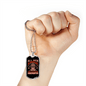 All Are Created Equal Firefighter Gift Stainless Steel or 18k Gold Dog Tag 24" Chain-Express Your Love Gifts