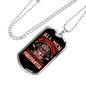 All Are Created Equal Firefighter Gift Stainless Steel or 18k Gold Dog Tag 24" Chain-Express Your Love Gifts