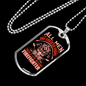 All Are Created Equal Firefighter Gift Stainless Steel or 18k Gold Dog Tag 24" Chain-Express Your Love Gifts