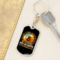 All I CAre About is Bitcoin Crypto Keychain Stainless Steel or 18k Gold Dog Tag Keyring-Express Your Love Gifts
