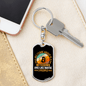 All I CAre About is Bitcoin Crypto Keychain Stainless Steel or 18k Gold Dog Tag Keyring-Express Your Love Gifts