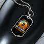 All I Care About is Bitcoin Crypto Necklace Stainless Steel or 18k Gold Dog Tag 24" Chain-Express Your Love Gifts