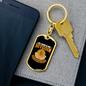 All I Need is One Bitcoin Crypto Keychain Stainless Steel or 18k Gold Dog Tag Keyring-Express Your Love Gifts