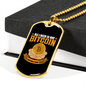 All I Need is One Bitcoin Crypto Necklace Stainless Steel or 18k Gold Dog Tag 24" Chain-Express Your Love Gifts