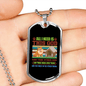 All I Need is This God Necklace Stainless Steel or 18k Gold Dog Tag 24" Chain-Express Your Love Gifts