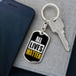 All Lives Matter Dog Tag Pendant Keychain Stainless Steel or 18k Gold-Express Your Love Gifts