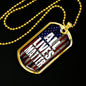 All Lives Matter Necklace Stainless Steel or 18k Gold Dog Tag 24" Chain-Express Your Love Gifts