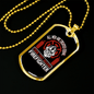 All Men Created Equal Firefighter Gift Stainless Steel or 18k Gold Dog Tag 24" Chain-Express Your Love Gifts