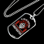 All Men Created Equal Firefighter Gift Stainless Steel or 18k Gold Dog Tag 24" Chain-Express Your Love Gifts