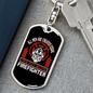 All Men Created Equal Keychain Stainless Steel or 18k Gold Dog Tag Keyring-Express Your Love Gifts